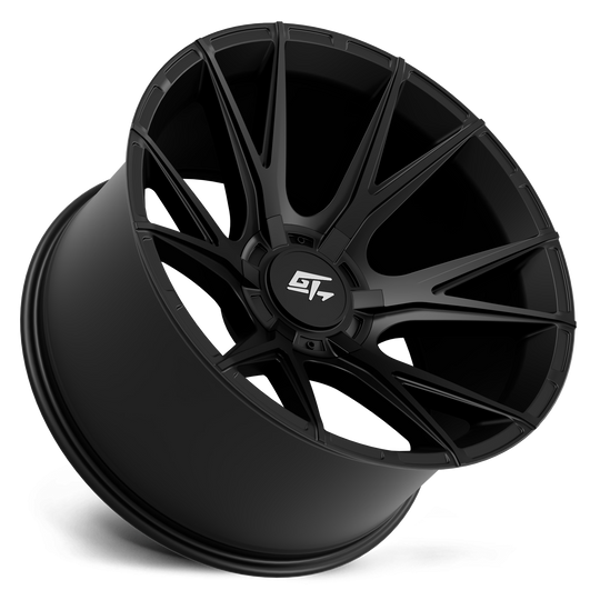 GT1501221212446 - GT Offroad Fusion 22X12 5X127 / 5X139.7 ET -44mm Satin Black - GT Offroad Wheels Canada