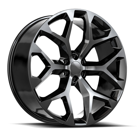 G09-2095027GB - O.E. Revolution G-09 20X9 6X139.7 27mm Gloss Black - O.E. Revolution Wheels Canada