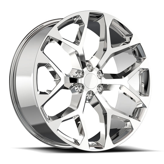 G09-209BL24NC-I - O.E. Revolution G-09 20X9 Blank 24mm Nano Chrome - O.E. Revolution Wheels Canada