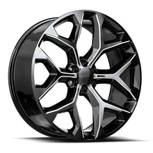 Load image into Gallery viewer, G09-26105024GBM - O.E. Revolution G-09 26X10 6X139.7 24mm Gloss Black &amp; Milled - O.E. Revolution Wheels Canada