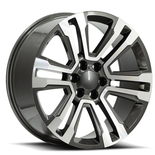 G10-2295031BM - O.E. Revolution G-10 22X9 6X139.7 31mm Gloss Black & Machined - O.E. Revolution Wheels Canada