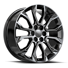 Load image into Gallery viewer, G38-2295031GBM - O.E. Revolution G-38 22X9 6X139.7 31mm Gloss Black &amp; Milled - O.E. Revolution Wheels Canada