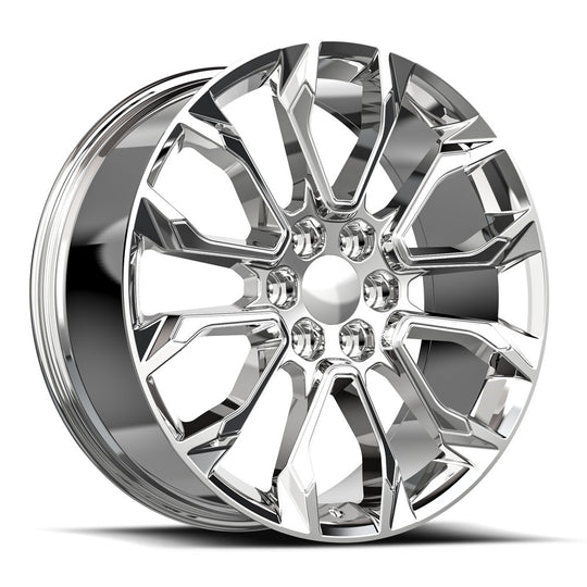 G38-2295031NC - O.E. Revolution G-38 22X9 6X139.7 31mm Nano Chrome - O.E. Revolution Wheels Canada
