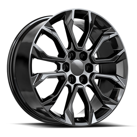 G38-24105031GB - O.E. Revolution G-38 24X10 6X139.7 31mm Gloss Black - O.E. Revolution Wheels Canada