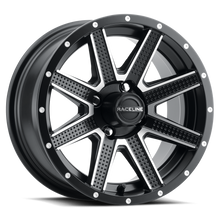 Load image into Gallery viewer, G92M-27040+05 - Raceline G92M Hostage 12X7 4X101.6 5mm Satin Black Machined Face - Raceline Wheels Canada