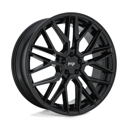 M224220530+45 - Niche M224 Gamma 22X10.5 5X130  45mm Gloss Black - Niche Wheels Canada