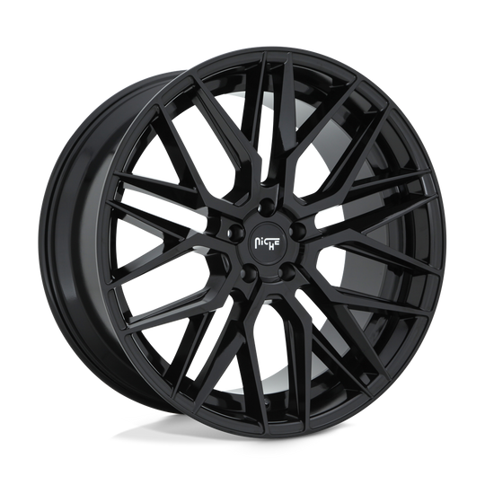 M224220546+35 - Niche M224 Gamma 22X10.5 5X130  35mm Gloss Black - Niche Wheels Canada
