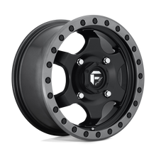 Charger l'image dans la galerie, D6391570A660 - Fuel Off-Road D639 Gatling 15X7 4X137 55mm Matte Black Gun Metal Ring - Fuel Off-Road Wheels Canada