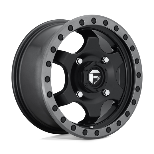 D6391570A660 - Fuel Off-Road D639 Gatling 15X7 4X137 55mm Matte Black Gun Metal Ring - Fuel Off-Road Wheels Canada