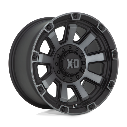 XD85229000400 - XD852 Gauntlet 20X9 BLANK  0mm Satin Black With Gray Tint - XD Wheels Canada