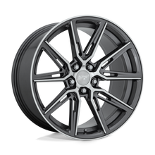 Load image into Gallery viewer, M2202005F8+40 - Niche M220 Gemello 20X10.5 5X112  40mm Gloss Anthracite Machined - Niche Wheels Canada