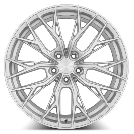 GF0520A05xx20S-51420 - MRR GF5 20X10 5X114.3 20MM Silver Machine Face - MRR Wheels Canada
