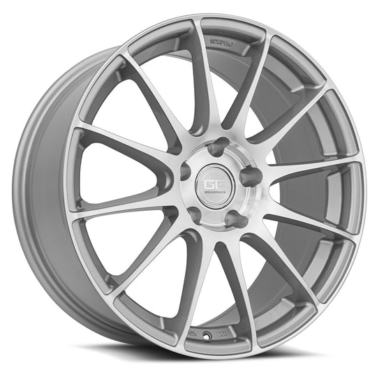 GF0619855xx12S - MRR GF6 19X8.5 BLANK MM Silver Machine Face - MRR Wheels Canada
