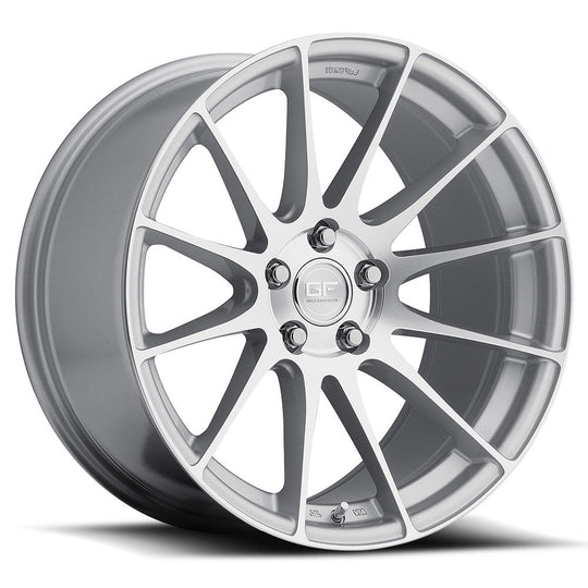 GF0619955xx15S-51225 - MRR GF6 19X9.5 5X112 25MM Silver Machine Face - MRR Wheels Canada
