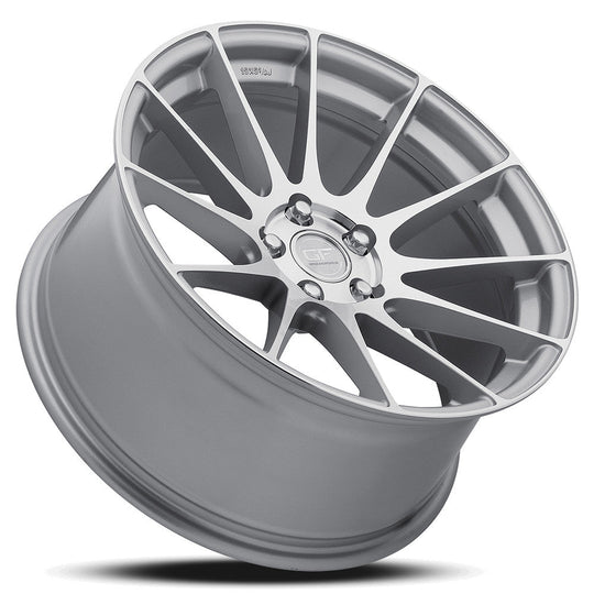 GF0619955xx15S-51225 - MRR GF6 19X9.5 5X112 25MM Silver Machine Face - MRR Wheels Canada
