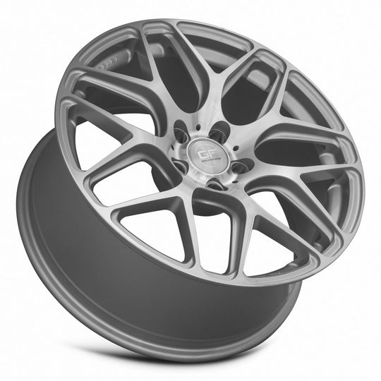 GF0919855xx20S-51225 - MRR GF9 19X8.5 5X112 25MM Silver Machine Face - MRR Wheels Canada