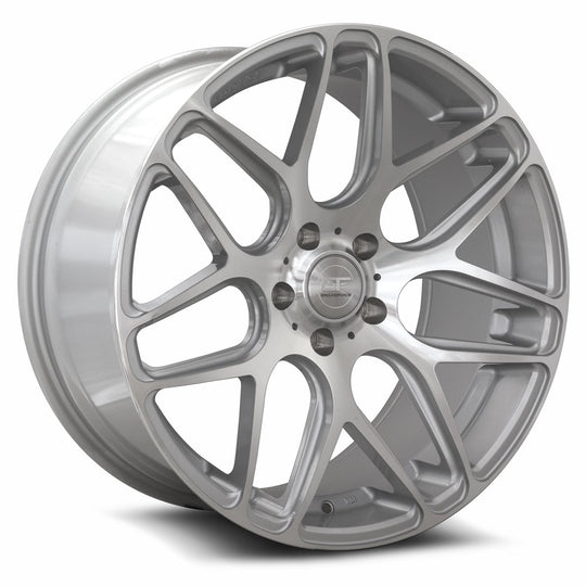 GF0919955xx20S-52020 - MRR GF9 19X9.5 5X120 20MM Silver Machine Face - MRR Wheels Canada