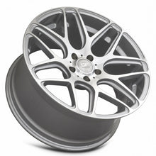 Charger l'image dans la galerie, GF0919955xx20S-52020 - MRR GF9 19X9.5 5X120 20MM Silver Machine Face - MRR Wheels Canada