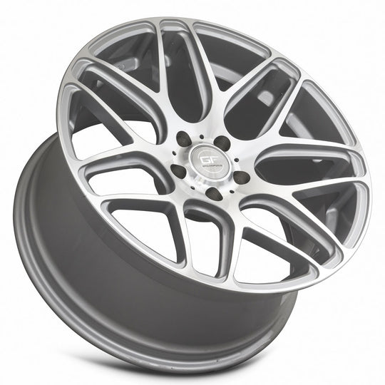 GF0919955xx20S-51420 - MRR GF9 19X9.5 5X114.3 20MM Silver Machine Face - MRR Wheels Canada