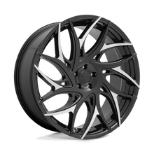 Load image into Gallery viewer, S259240084+25 - DUB S259 G.O.A.T. 24X10 6X139.7  25mm Gloss Black With Machined Spokes - DUB Wheels Canada