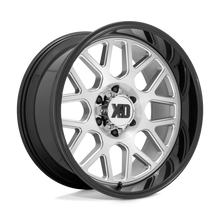 Charger l'image dans la galerie, XD84922080518N - XD849 Grenade 22X10 8X165.1 -18 mm Brushed Milled With Gloss Black Lip - XD Wheels Canada