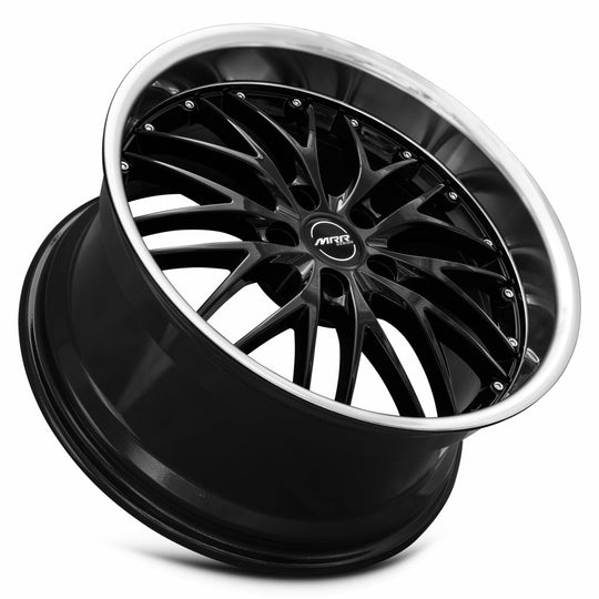 GT0118955xx24BK - MRR GT1 18X9.5 BLANK MM Black Machine Lip - MRR Wheels Canada