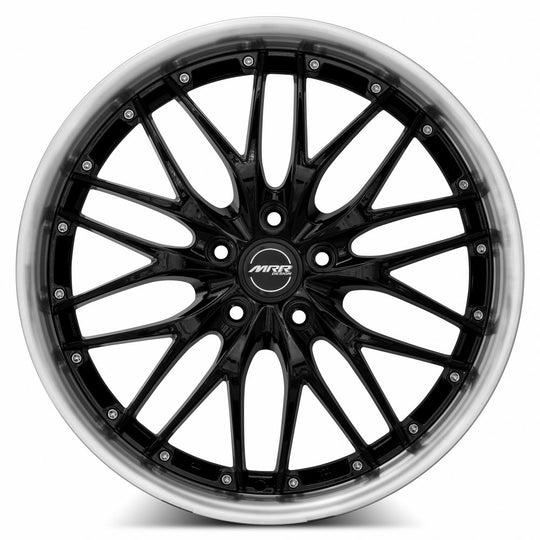GT0120855xx20BK - MRR GT1 20X8.5 BLANK MM Black Machine Lip - MRR Wheels Canada