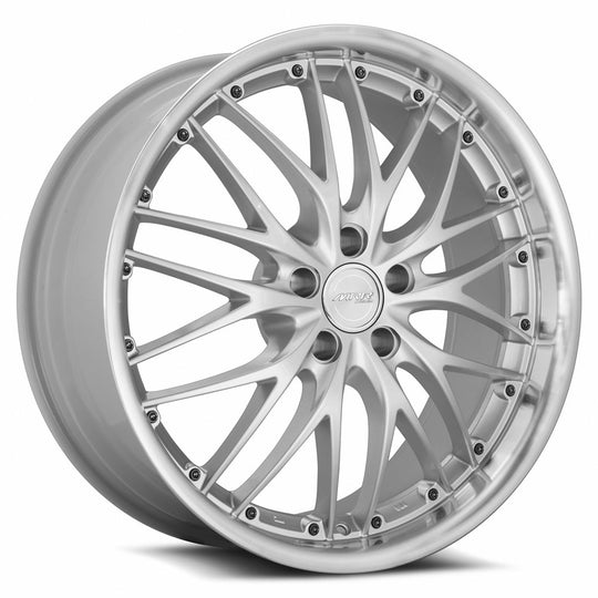 GT0120855xx20HS-51435 - MRR GT1 20X8.5 5X114.3 35MM Hyper Silver Machine Lip - MRR Wheels Canada