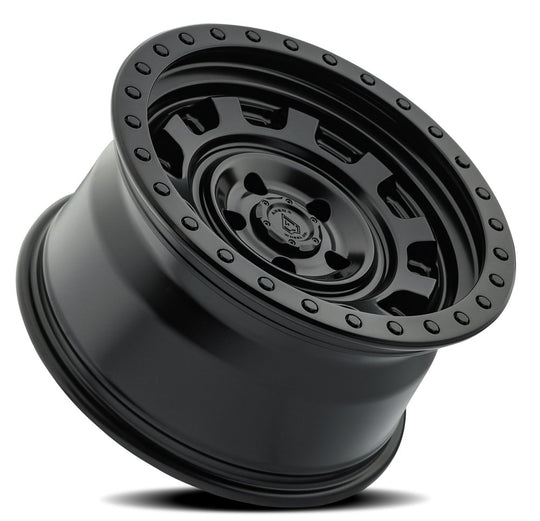 A112179084P00001 - Arena Gunner 17X9 6X139.7 0mm Satin Black - Arena Wheels Canada