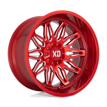 Load image into Gallery viewer, XD85921035918N - XD XD859 Gunner 20X10 5X127 / 5X139.7 -18mm Candy Red Milled - XD Wheels Canada