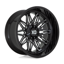 Charger l'image dans la galerie, XD85922067318N - XD859 Gunner 22X10 6X135 6X139.7 -18 mm Gloss Black Milled - XD Wheels Canada