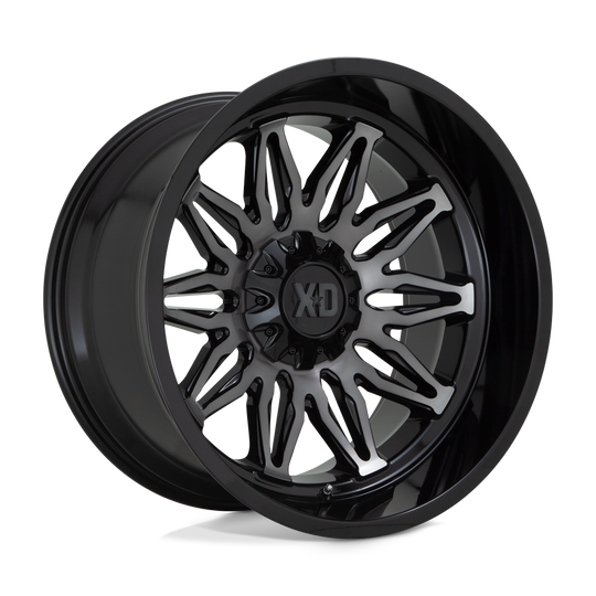 XD85921067418N - XD859 Gunner 20X10 6X135 6X139.7 -18 mm Gloss Black Machined With Gray Tint - XD Wheels Canada