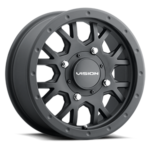 GV8-147110GMMF55 - Vision GV8 Invader 14X7 4X110 38.2mm Gunmetal Machined Face - Vision Wheels Canada