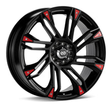 Load image into Gallery viewer, 448-875-0242BK - Enkei GW8 18X7.5 5X114.3 / 5X100 42mm Black With Red Or Chrome Trim - Enkei Wheels Canada