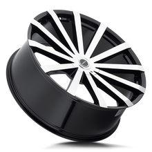 Load image into Gallery viewer, S50A00015GBM - Strada S50 Gabbia 28X10 BLANK 15mm Gloss Black Machined - Strada Wheels Canada