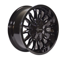 Charger l'image dans la galerie, ENT808AD-2090X0 - Enthuze Gamma 20X9 8X180 mm Gloss Black Milled - Enthuze Wheels Canada
