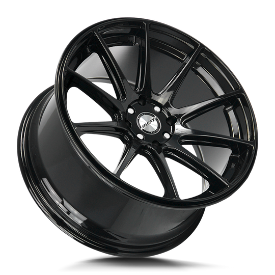 H34840030GB - Shift H34 Gear 18X9 4X114.3 / 4X100 30mm Gloss Black - Shift H34 Wheels Canada
