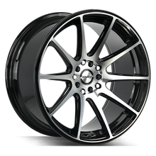 Load image into Gallery viewer, H34840030GBM - Shift H34 Gear 18X9 4X114.3 / 4X100 30mm Gloss Black, Machined - Shift H34 Wheels Canada