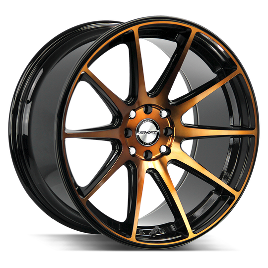 H34840030BMBZ - Shift H34 Gear 18X9 4X100 / 4X114.3 30mm Machined - Shift H34 Wheels Canada