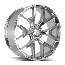 Charger l'image dans la galerie, R150-463931 - Strada OE Replica R150 Gmc Sierra 24X10 6x139.7 31mm Chrome - Strada OE Replica Wheels Canada