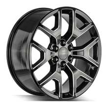 Load image into Gallery viewer, R150-463931GBML - Strada OE Replica R150 Gmc Sierra 24X10 6x139.7 31mm Gloss Black Milled - Strada OE Replica Wheels Canada
