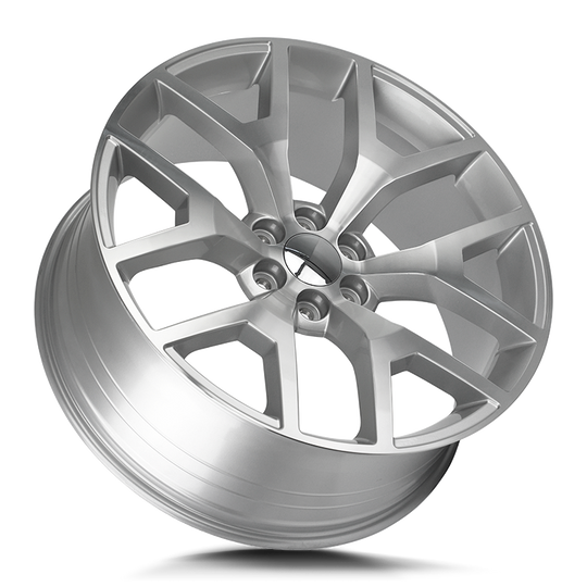 R150-063931SM - Strada OE Replica R150 Gmc Sierra 20X9 6X139.7 31mm Silver Machined - Strada OE Replica Wheels Canada