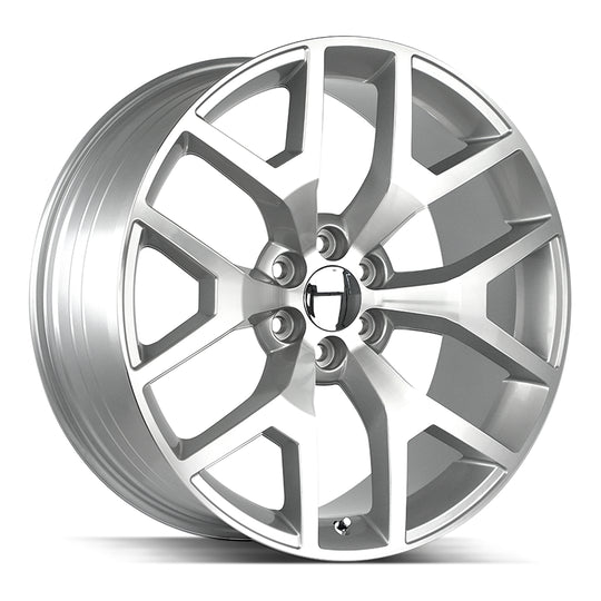 R150-463931SM - Strada OE Replica R150 Gmc Sierra 24X10 6x139.7 31mm Silver Machined - Strada OE Replica Wheels Canada