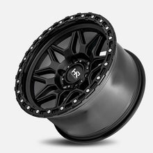 Load image into Gallery viewer, H105-179036112BB - Hardrock H105 17X9 6X135 -12mm Matte Black-Black - Hardrock Wheels Canada
