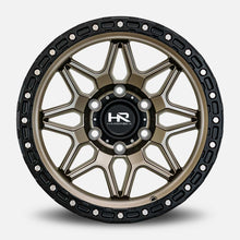 Load image into Gallery viewer, H105-179036001BR - Hardrock H105 17X9 6X135 1mm Matte Bronze-Black - Hardrock Wheels Canada