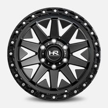 Load image into Gallery viewer, H106-179073112BB - Hardrock H106 17X9 5X127 -12mm Matte Black-Black - Hardrock Wheels Canada