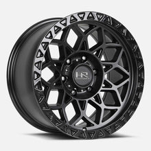 Charger l'image dans la galerie, H108-201036119BB - Hardrock H108 20X10 6X135 -19mm Matte Black-Black  - Hardrock Wheels Canada