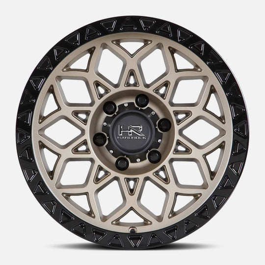 H108-201083119BR - Hardrock H108 20X10 6X139.7 -19mm Matte Bronze-Black  - Hardrock Wheels Canada
