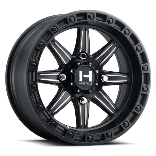 H109-1570411044M - Hostile UTV Alpha 15X7 4X110 13mm Blade Cut Wheel - Hostile UTV Wheels Canada