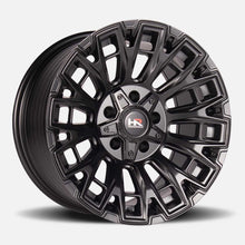 Charger l'image dans la galerie, H110-179036001BB - Hardrock H110 17X9 6X135 1mm Satin Black - Hardrock Wheels Canada